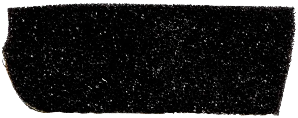 Schwarzes Dichtband auf hellem Hintergrund, strukturiert, für Montagesets. Auf dem Bild ist die Marke Wolf sichtbar.